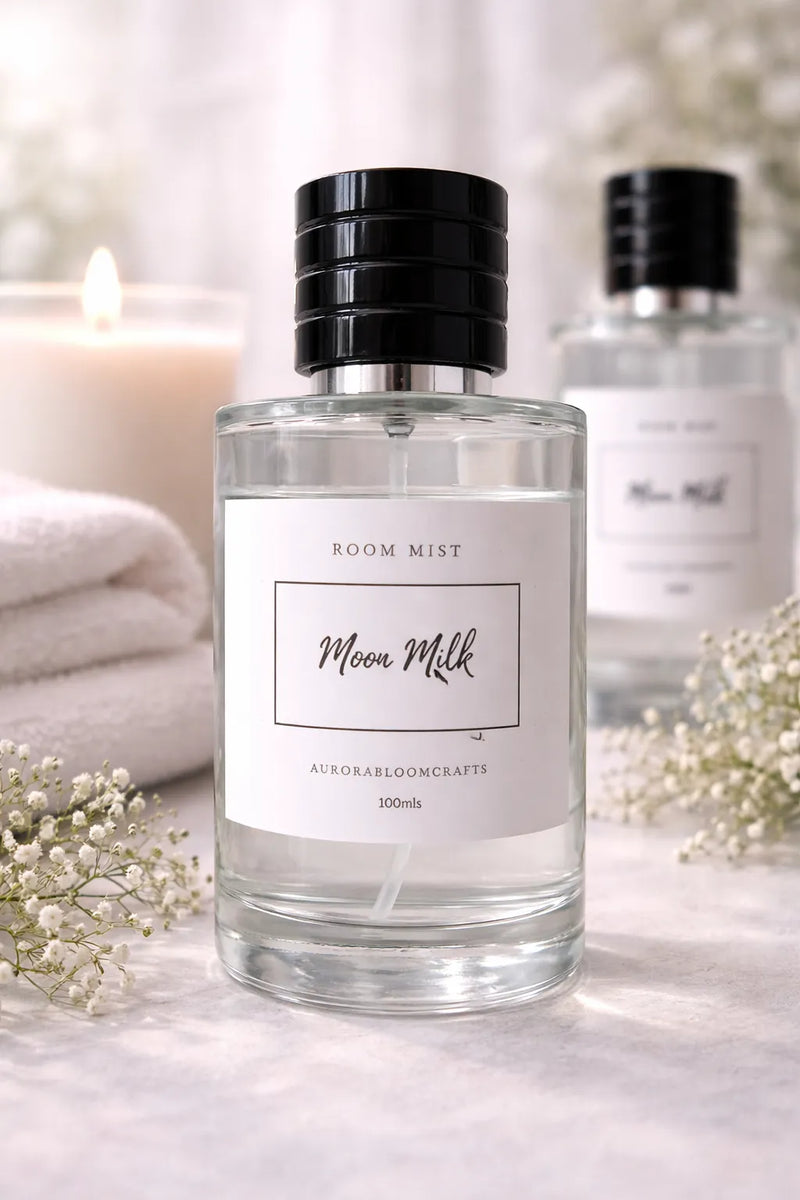 Moon Milk Room Mist – 100ml | AuroraBloomCrafts