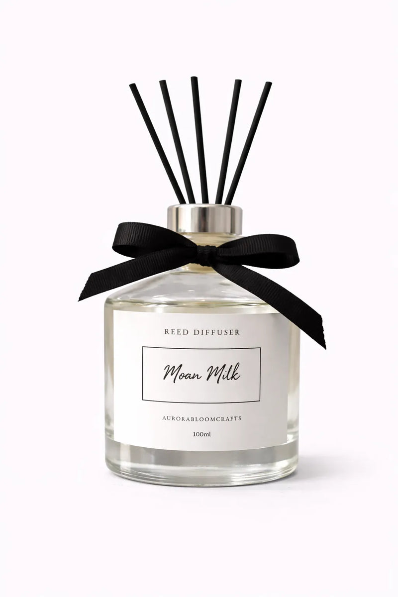 Aurora Bloom Crafts Reed Diffuser – Moon Milk (100ml)