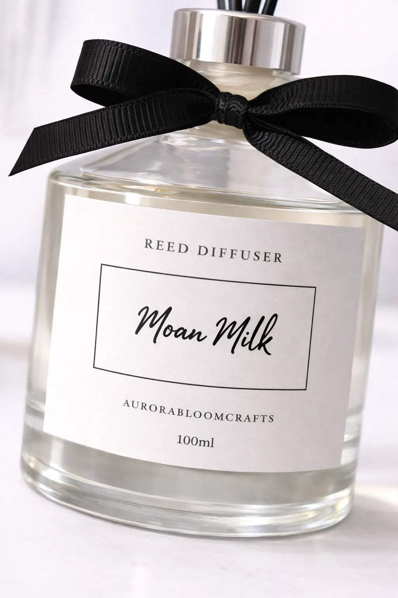 Aurora Bloom Crafts Reed Diffuser – Moon Milk (100ml)