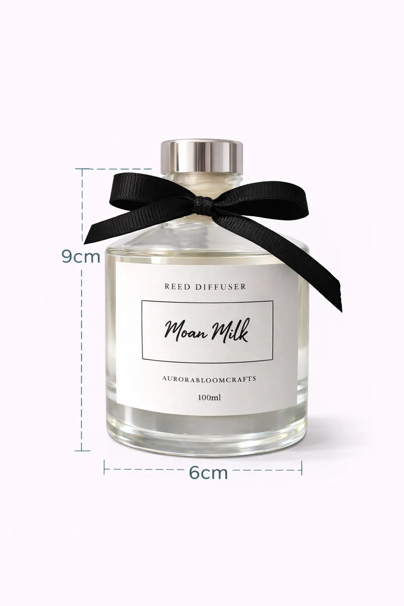 Aurora Bloom Crafts Reed Diffuser – Moon Milk (100ml)