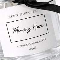 Aurora Bloom Crafts Reed Diffuser – Morning Haze (100ml)