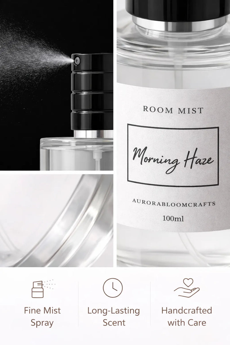 Morning Haze Room Mist – 100ml | AuroraBloomCrafts