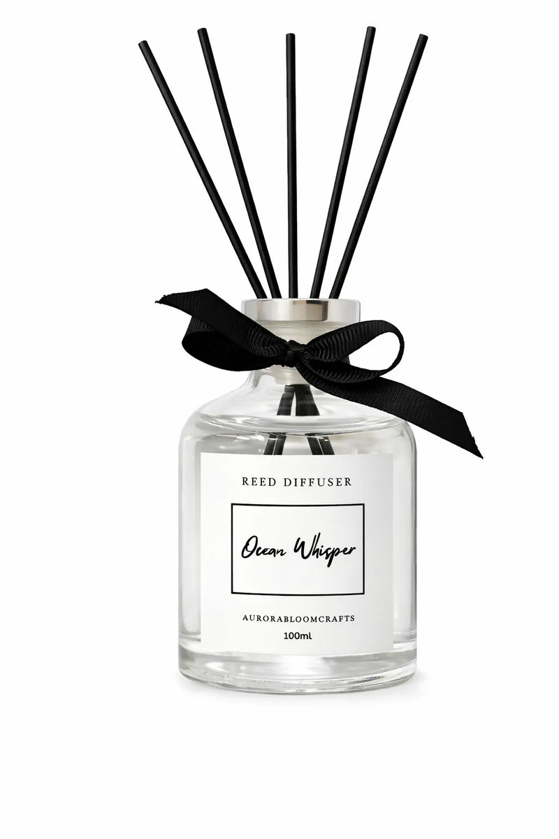 Aurora Bloom Crafts Reed Diffuser – Ocean Whisper (100ml)