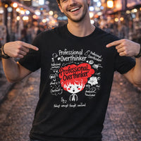 Cute Overthinker Tee | Aurora Bloom Crafts