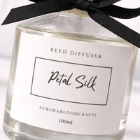Aurora Bloom Crafts Reed Diffuser – Petal Silk (100ml)