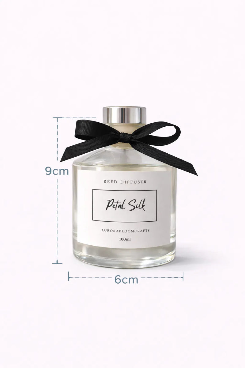 Aurora Bloom Crafts Reed Diffuser – Petal Silk (100ml)