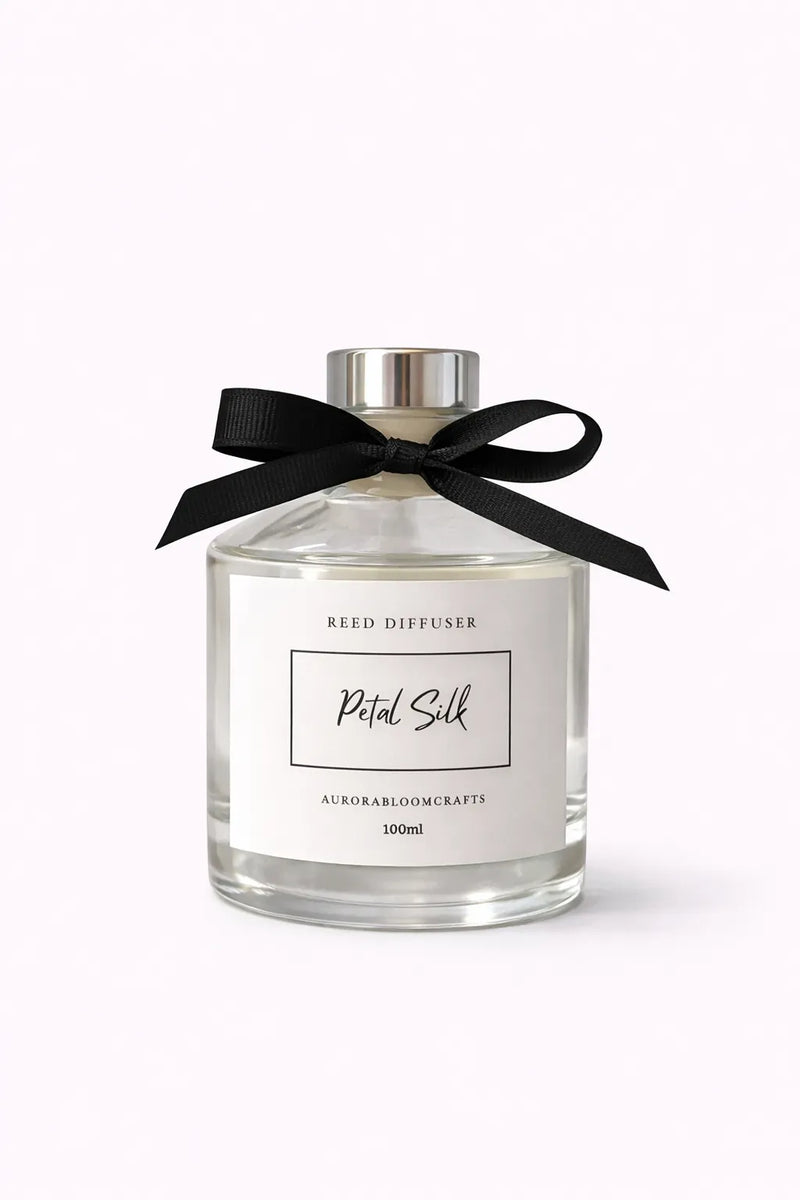 Aurora Bloom Crafts Reed Diffuser – Petal Silk (100ml)