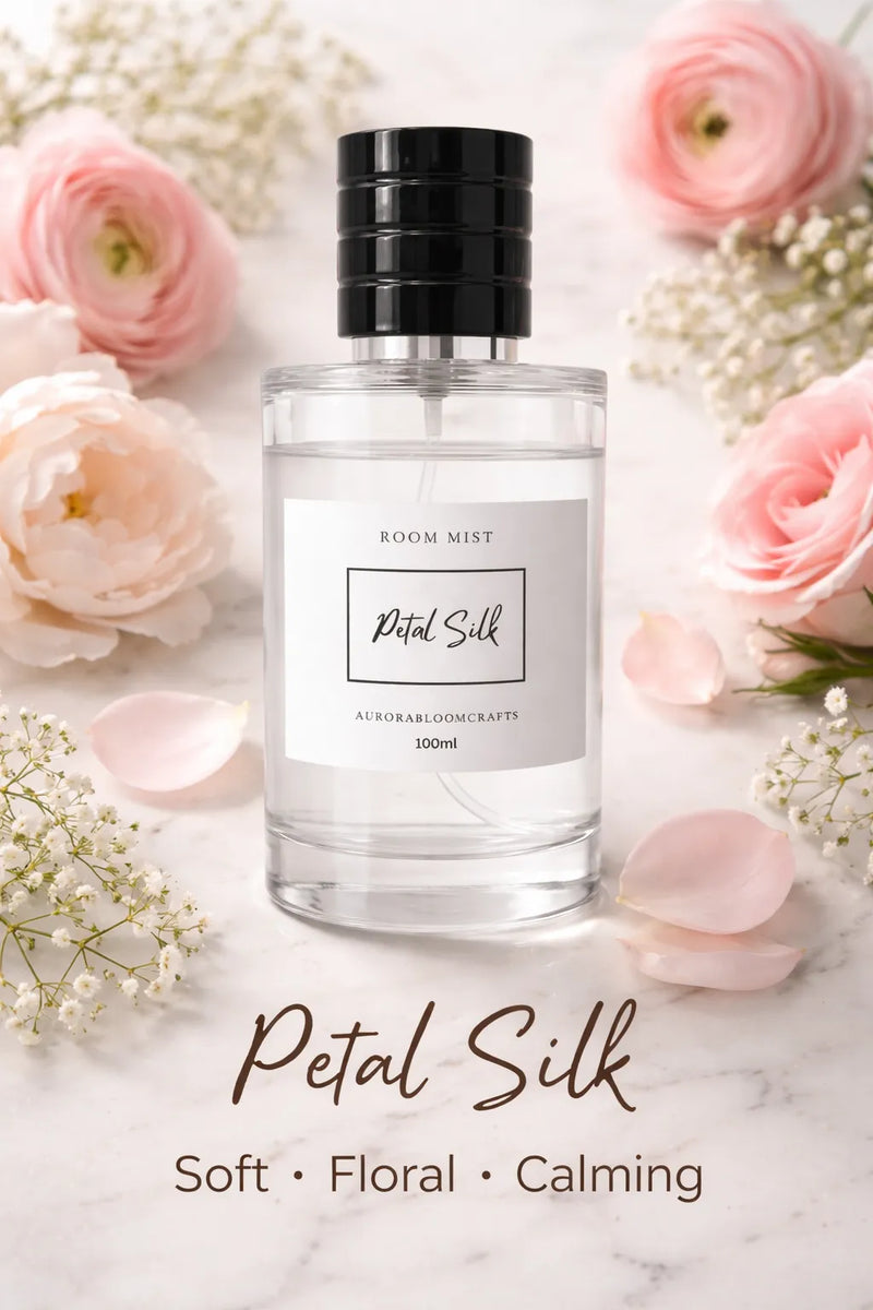 Petal Silk Room Mist – 100ml | AuroraBloomCrafts