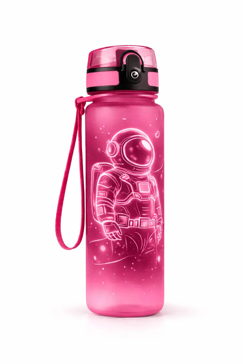 Cosmic Explorer Kids Water Bottle 500ml | BPA-Free Tritan Bottle - Aurora Bloom Crafts