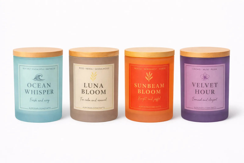 Radiance – Luxury Candle Gift Set | AuroraBloomCrafts
