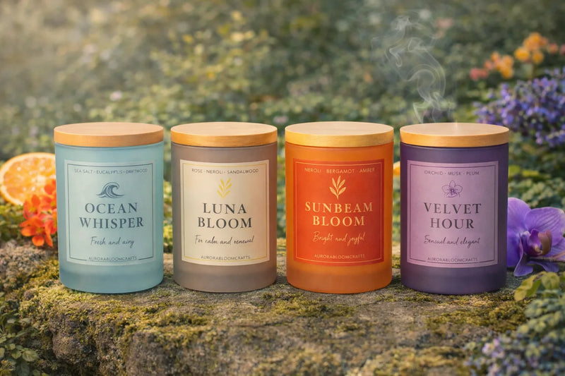 Radiance – Luxury Candle Gift Set | AuroraBloomCrafts