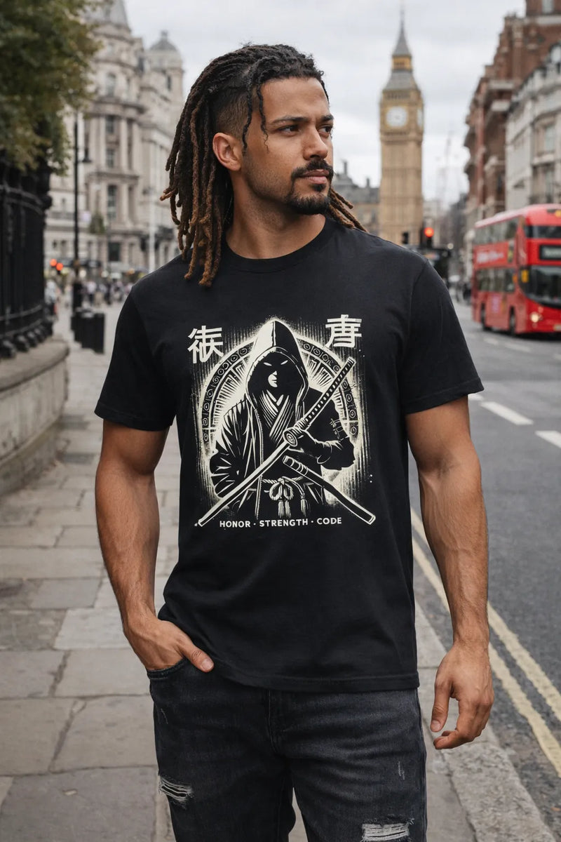 Shadow Warrior – Samurai Tee | Aurora Bloom Crafts