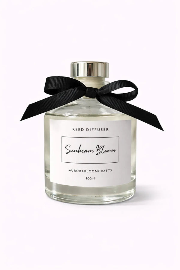 Aurora Bloom Crafts Reed Diffuser – Sunbeam Bloom (100ml)