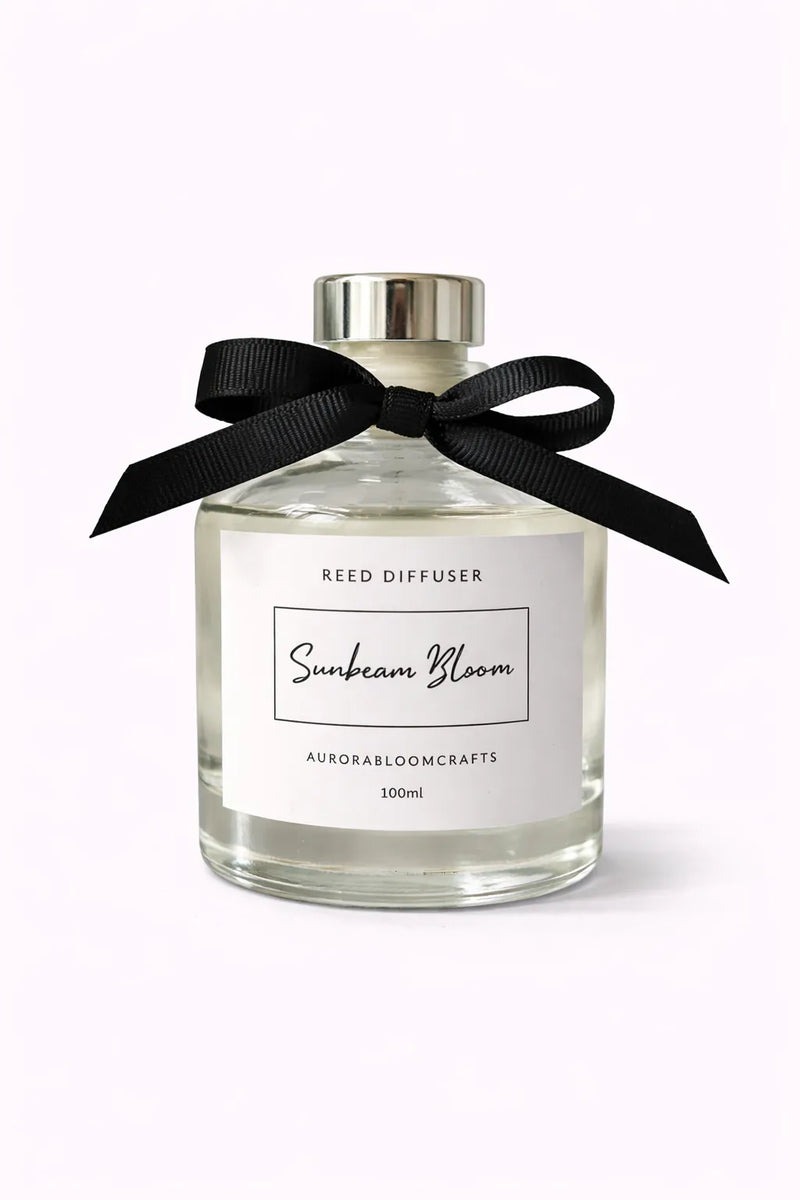 Aurora Bloom Crafts Reed Diffuser – Sunbeam Bloom (100ml)