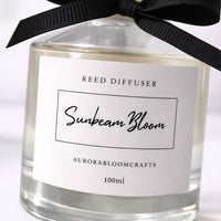 Aurora Bloom Crafts Reed Diffuser – Sunbeam Bloom (100ml)