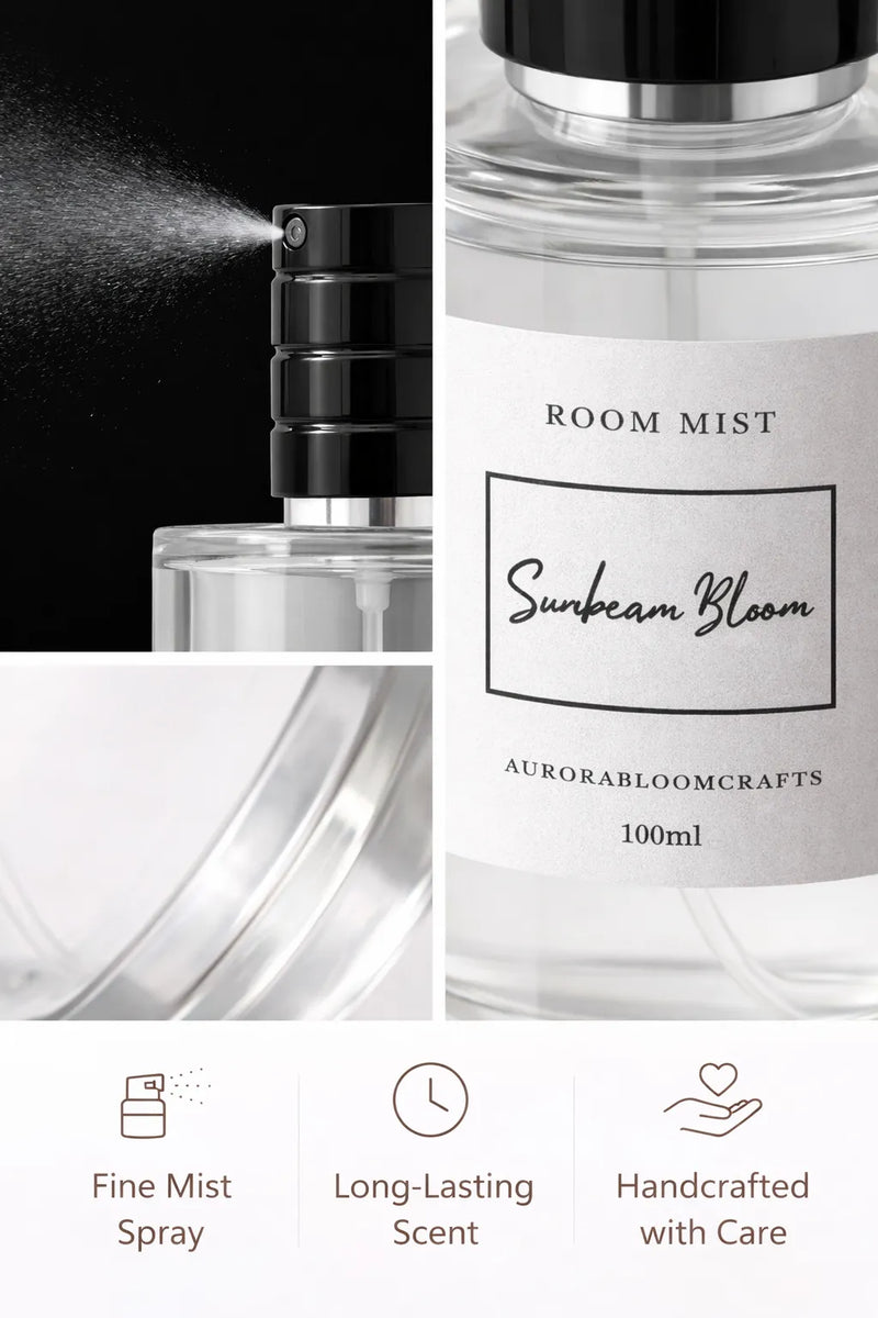 Sunbeam Bloom Room Mist – 100ml | AuroraBloomCrafts