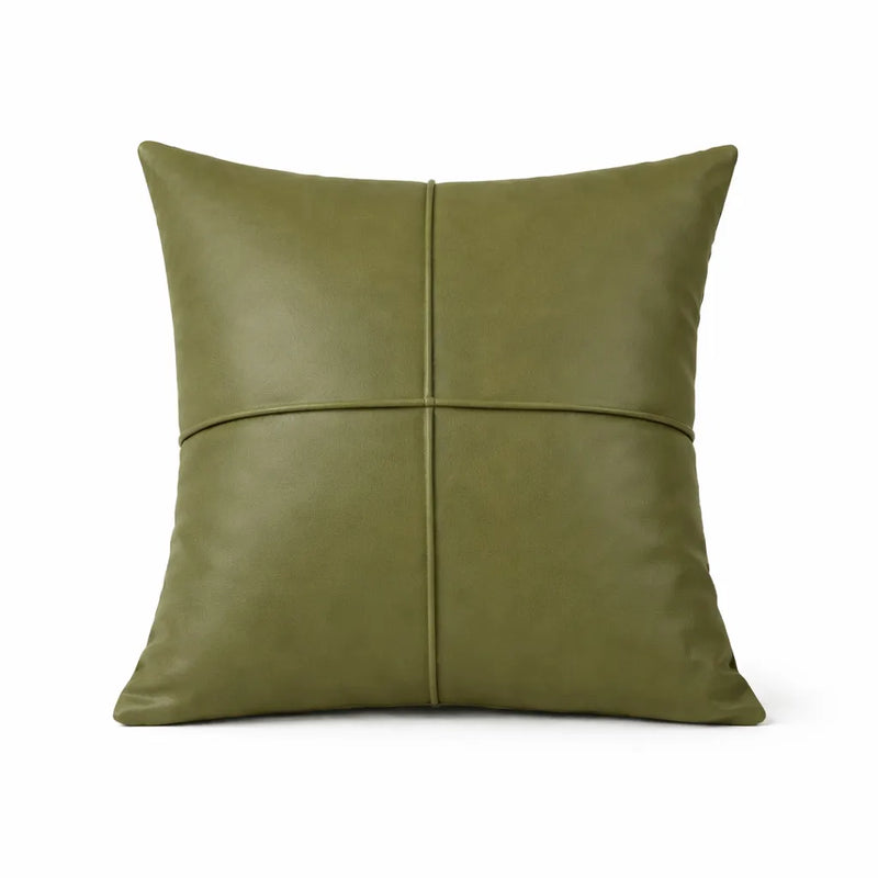 Olive Sage |Tech |Decorative Pillow Cover 18 × 18 inches