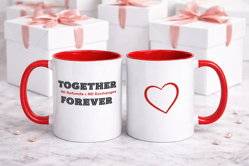 Together Forever Funny Couples Mug – Cute Relationship Gift | Aurora Bloom Crafts