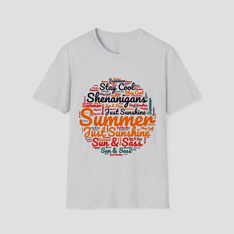 Sunshine & Shenanigans – Summer Tee | Aurora Bloom Crafts