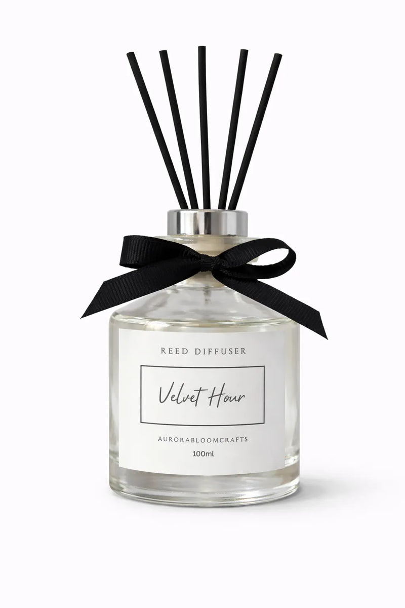 Aurora Bloom Crafts Reed Diffuser – Velvet Hour (100ml)