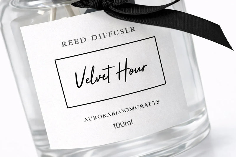 Aurora Bloom Crafts Reed Diffuser – Velvet Hour (100ml)