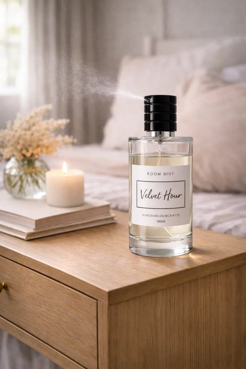 Velvet Hour Room Mist – 100ml | AuroraBloomCrafts