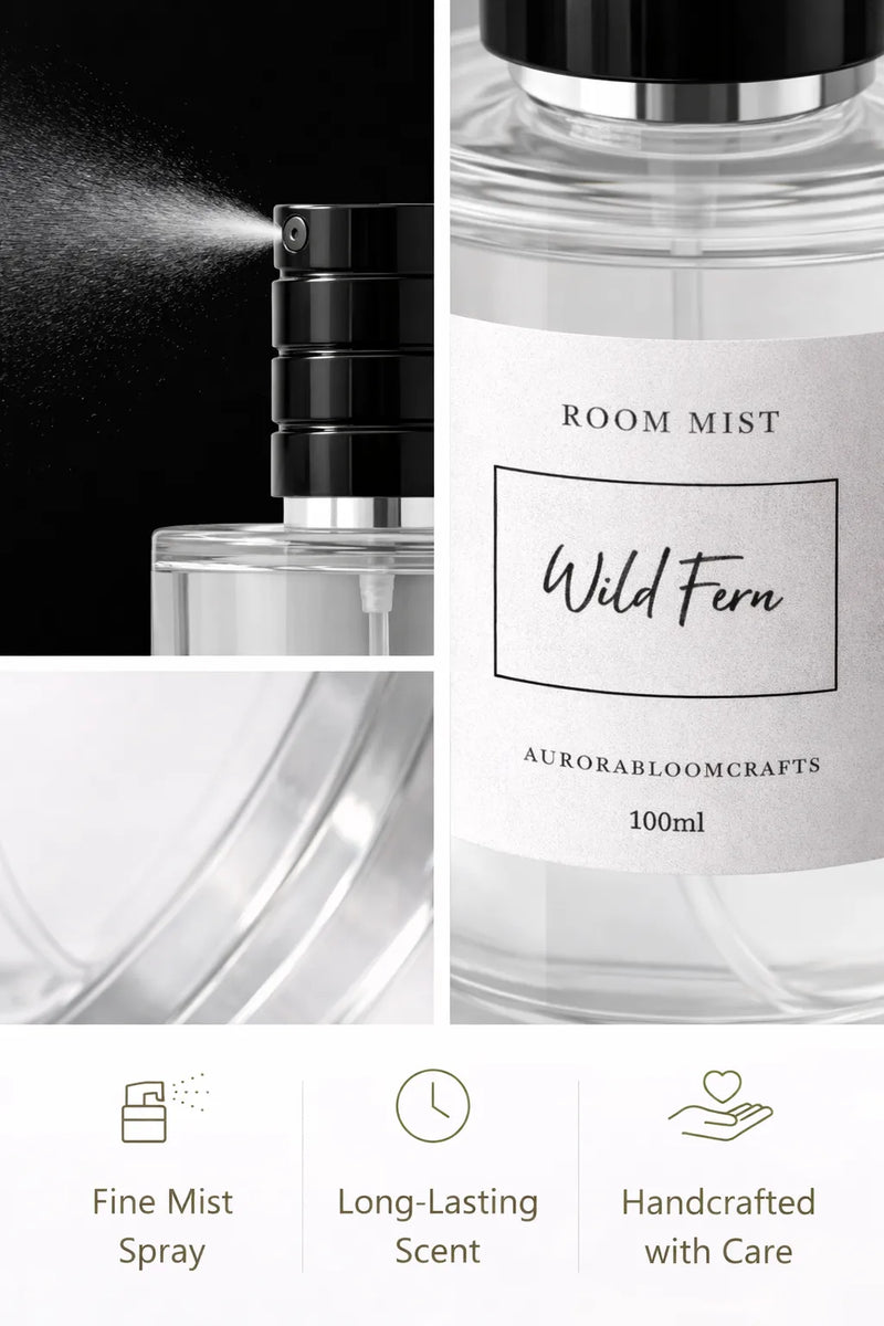 Wild Fern Room Mist – 100ml | AuroraBloomCrafts