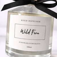 Aurora Bloom Crafts Reed Diffuser – Wild Fern (100ml)